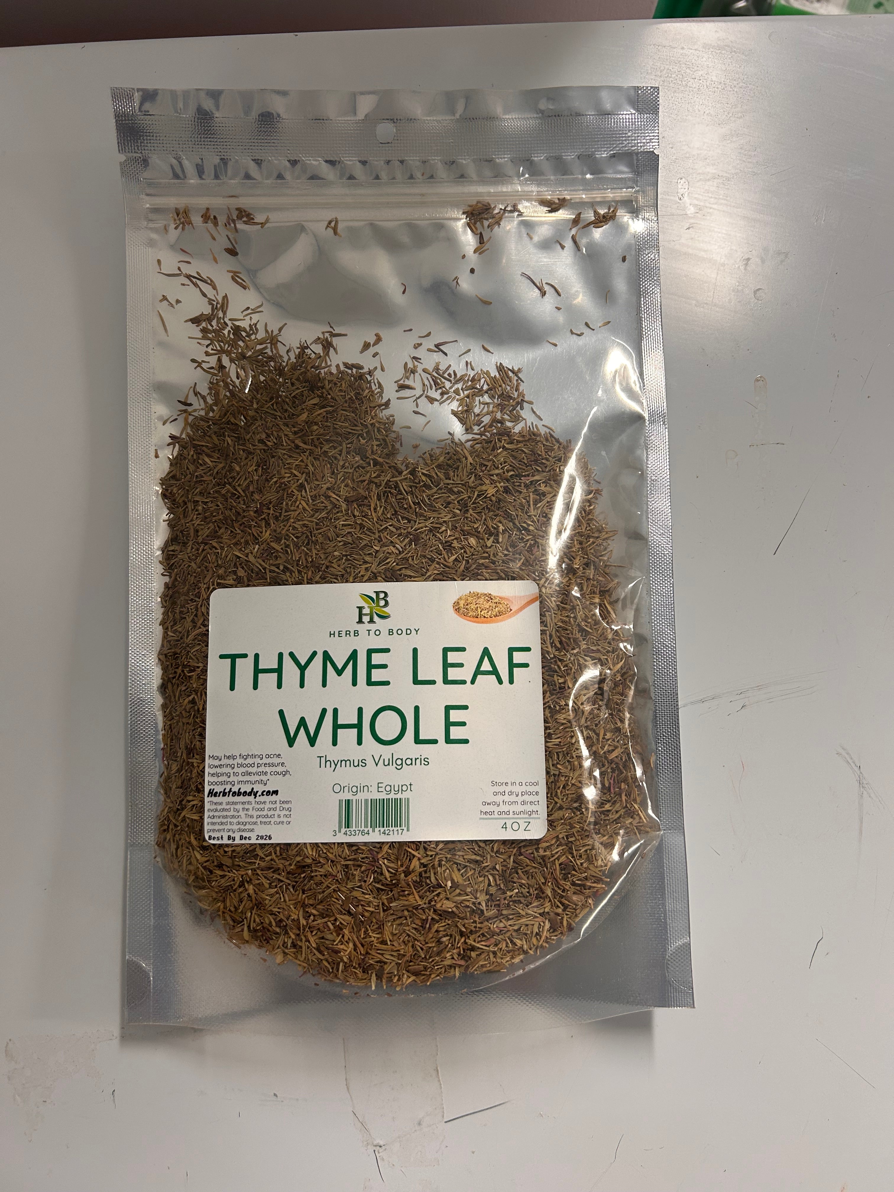 Thyme Leaf whole 4 oz